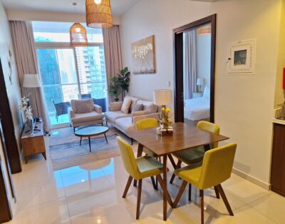 Burj Khalifa View! Modern 2BR in Dubai’s Business Bay